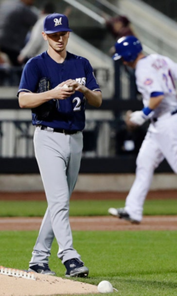 Frazier hits 2 HRs, Mets beat Brewers 6-5 for 9th straight
